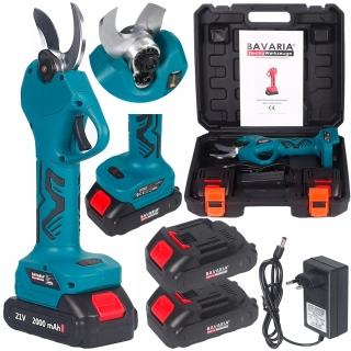 Záhradné nožnice - AKUMULÁTOROVÉ PRECAUTORY ELEKTRICKÉ AKUMULÁTOROVÉ nožnice 21V 2000mAh + SET